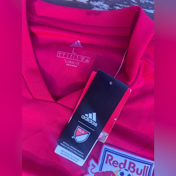 NWT Official New York Red Bulls Football #18 Greenberg Jersey Mens Size L - Picture 3 of 4